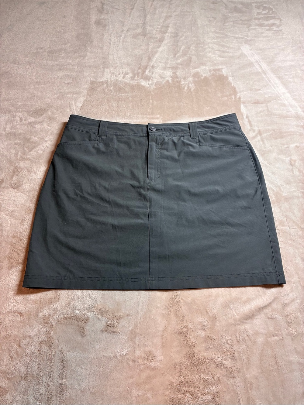 Eddie Bauer Performance Hiking Golf Skort Gray Outdoor Women’s Size 14 Pockets